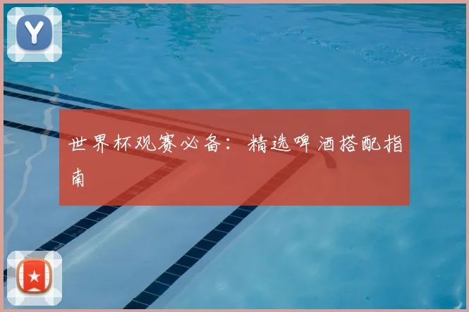 世界杯观赛必备：精选啤酒搭配指南